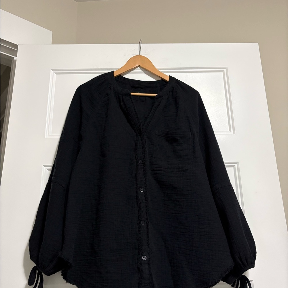 Aerie Daybreak Coverup Shirt sz Medium - Picture 5 of 11